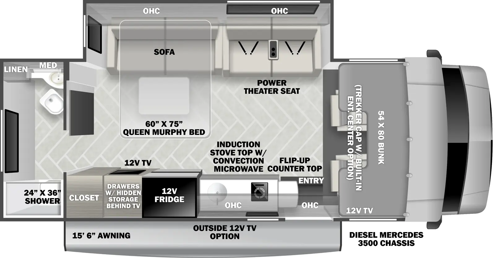 Sunseeker Mbs 2400T Floorplan